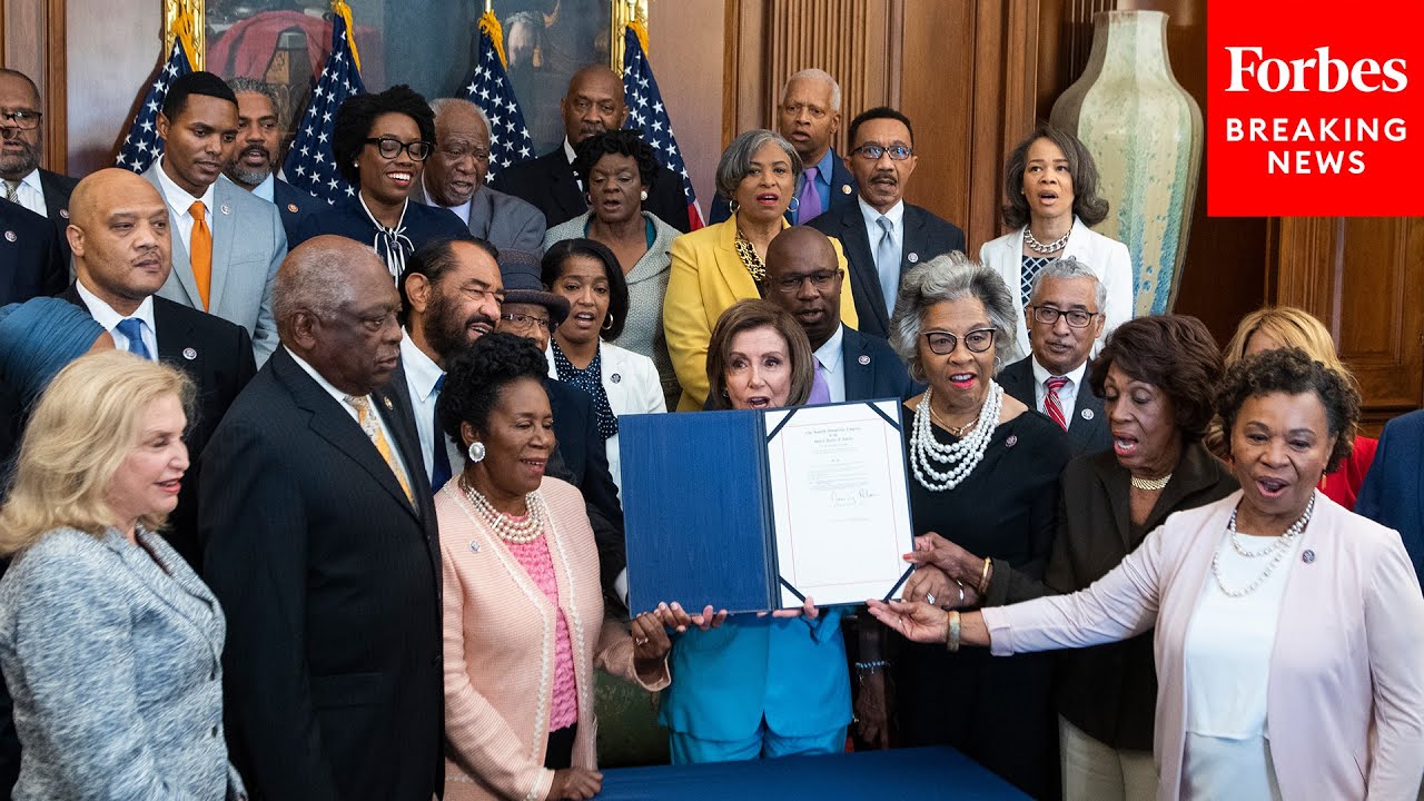 Members Of Congressional Black Caucus Speak About The Need For